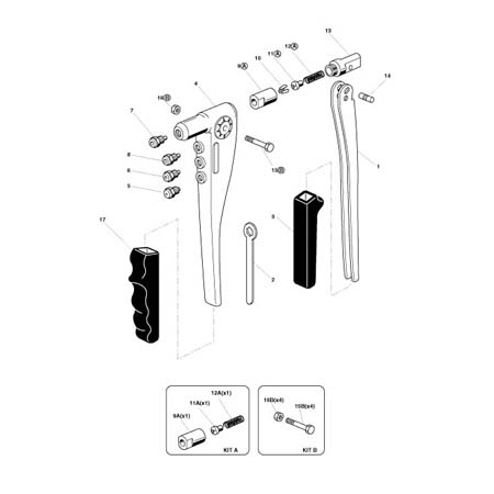 421B Rivettatrice professionale tipo robusto - Osd gruppo Ecotech srl - Allontanamento piccioni,disinfestazione,HACCP, roditori